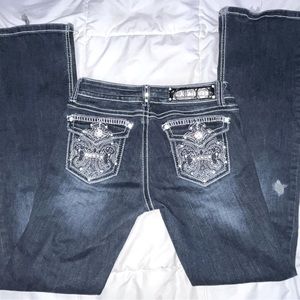 Y2k LA Idol gemstone jean